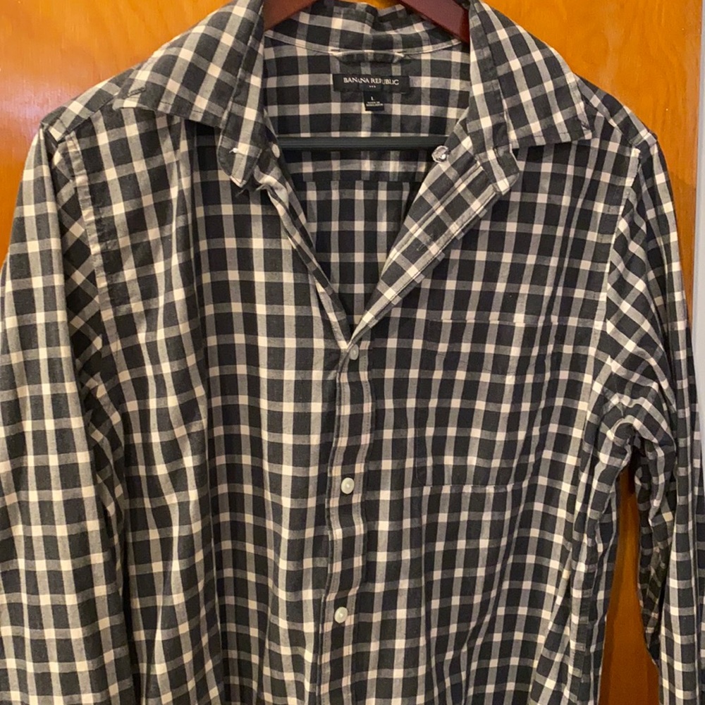 Banana Republic Men’s Casual button down Large